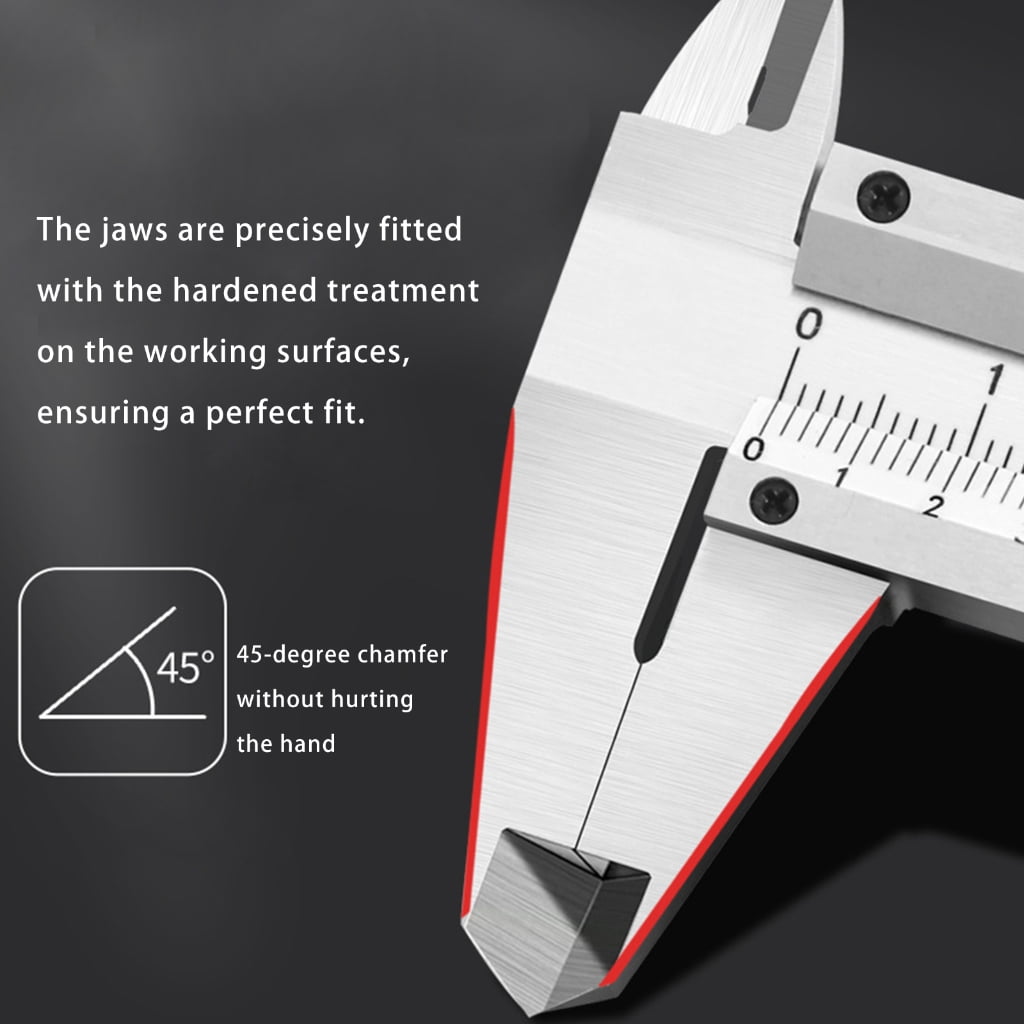 Thickness Diameter Measuring Tool Vernier Caliper for Jewelry Coin Gemstones 0-100mm Stainless Steel Caliper Micrometer