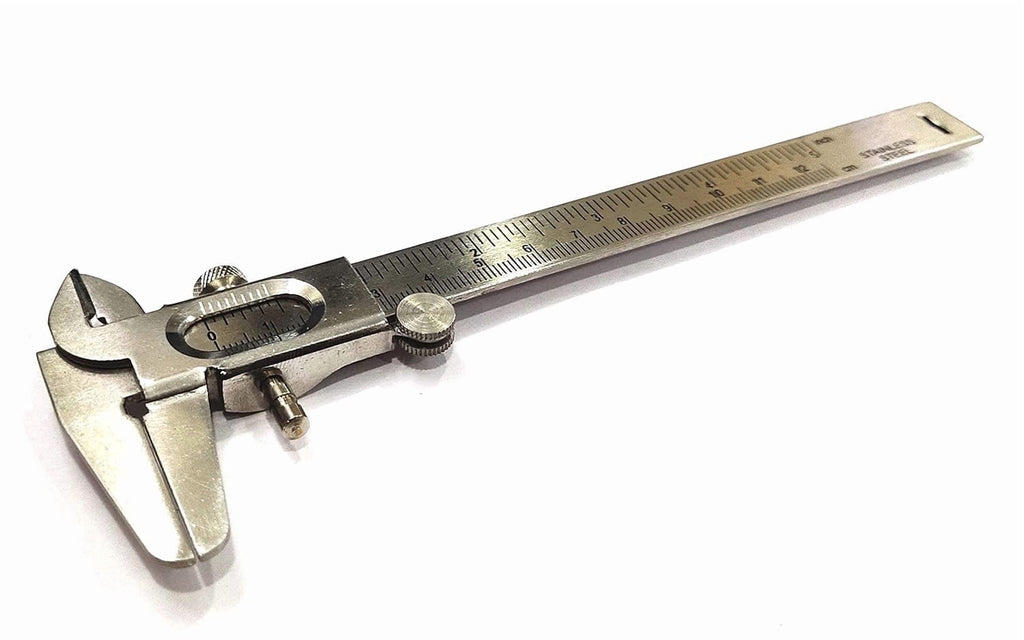 Non Digital Vernier Caliper Metric -Imperial Measuring System Tools (Non Steel Plated Body)