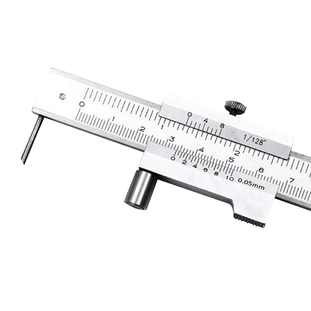 0-200mm Marking Vernier Caliper with Carbide Scriber Needle Parallel Marking DIY