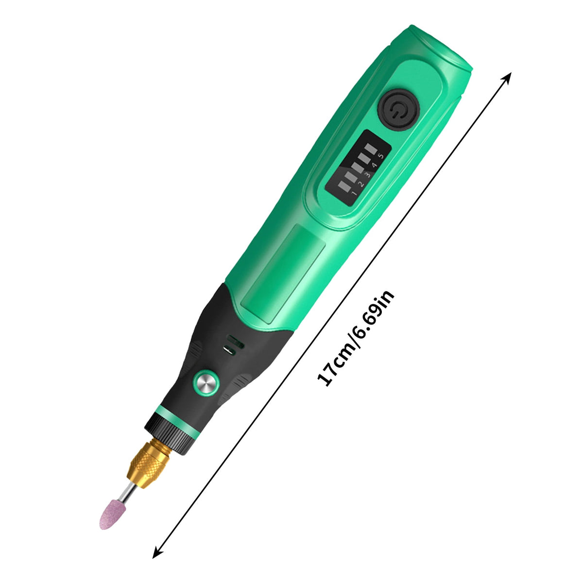 Mini Handheld Grinder Polishing Tool, Rvkxad Multifunctional Miniature Drill for Carving Grinding, Adjustable speedPortable Rotary Tool Kit for Household DIY Craft