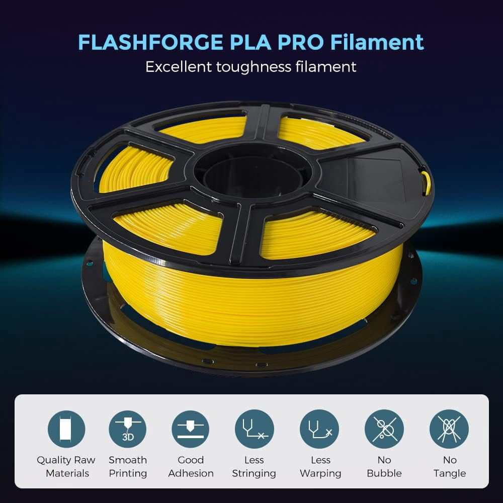 Flashforge PLA Filament 1.75mm, 1KG/2.2lbs PLA 3D Printer Filament, Burnt Titanium