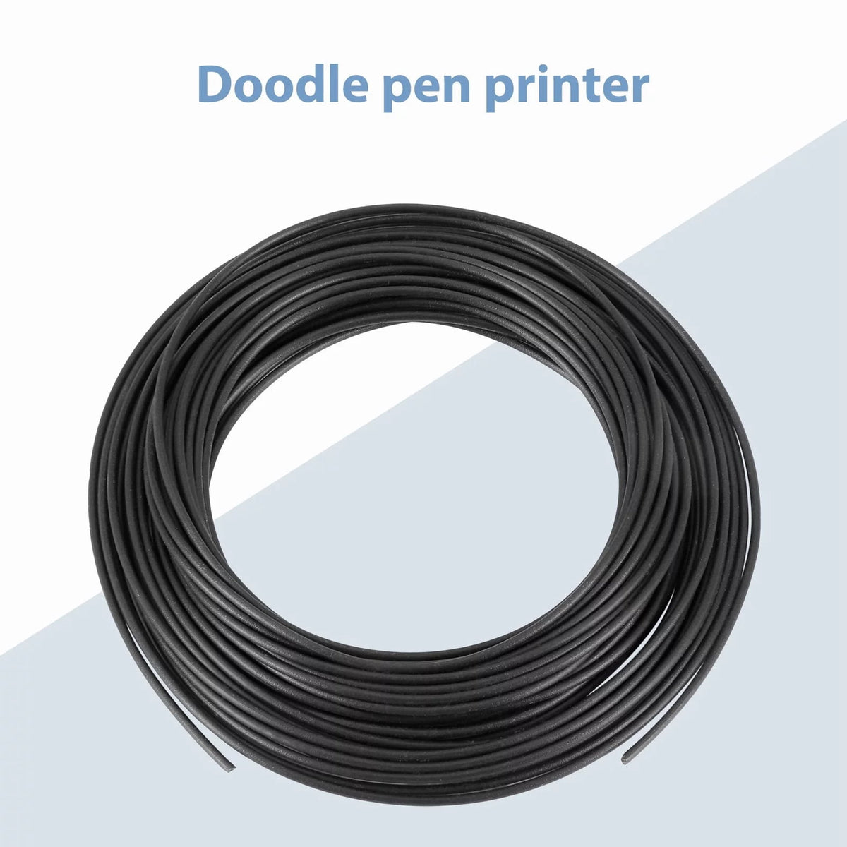 Wanyng 1.75mm ABS 3D Print Filament Black 32.8ft Each Piece for 3D Scribble Pen Printers