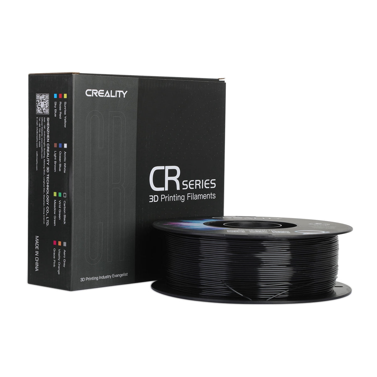 Creality 3D Printer Filament PETG Filament 1.75mm 2.2lbs Odorless Non-Toxic High Precision Strong Toughness Overhang Performance Accuracy +/-0.02mm, Transparent