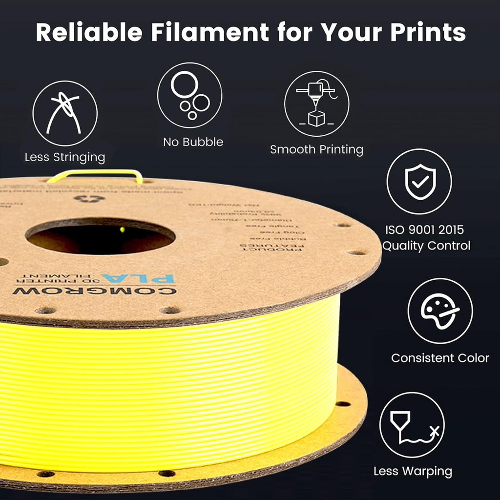 Creality Toughness PLA Filament 1.75mm Grey 1KG 3D Printer Filament