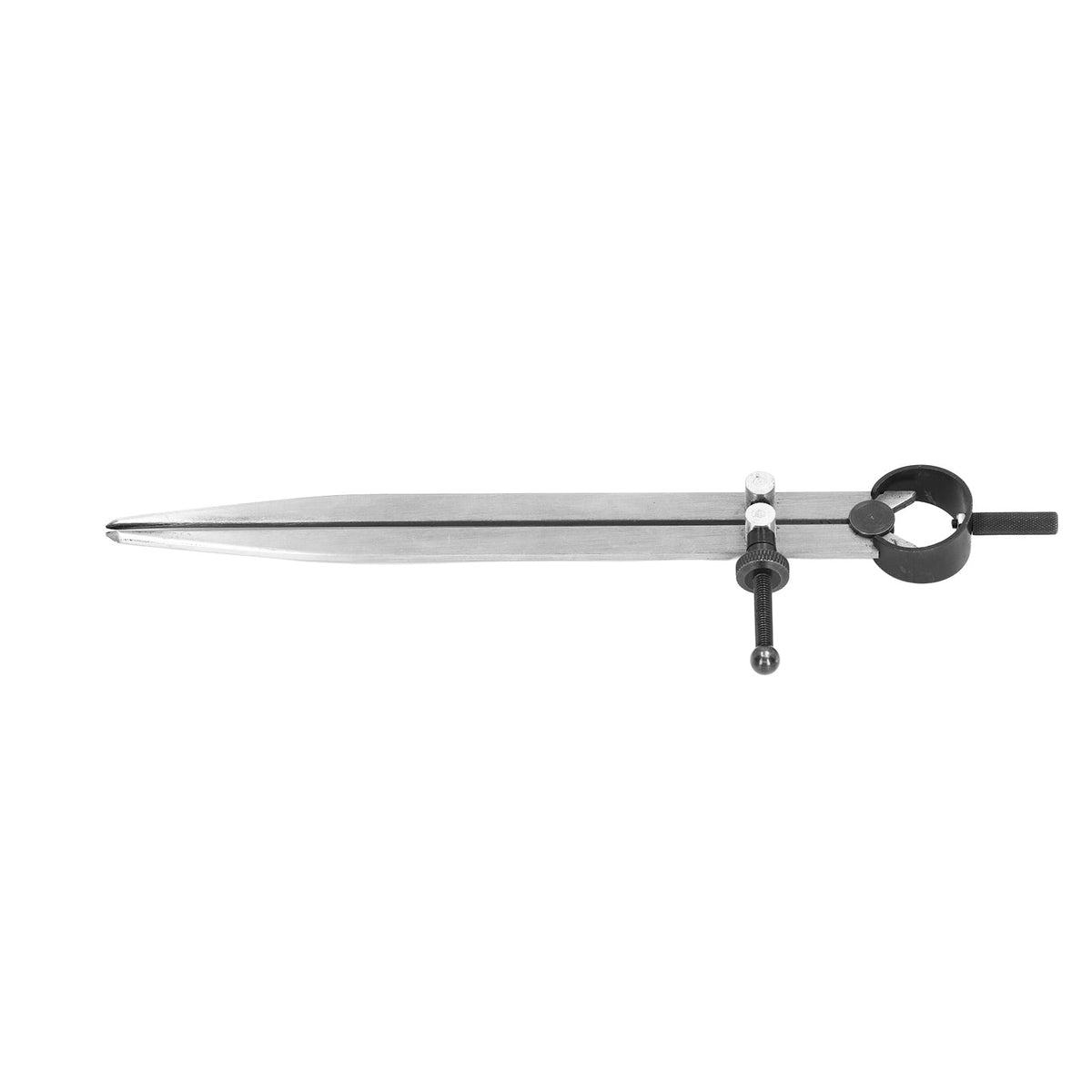 M Buder Wing Divider Adjustable Divider Calipers with Spring Nut for Leather Scribing and Marking Carbon Steel Compass Tool 5 inches / 125 mm for Wood Plastic Metal Surface