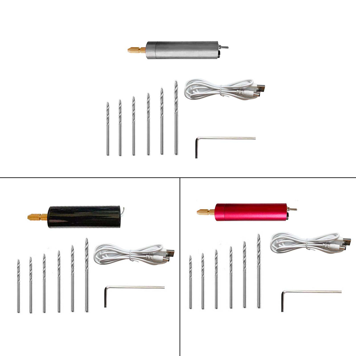 Drilling Electric Tool Mini-Electric Drill for Crafts Resin Jewelry Craft Tool USB Drill Engraving Rotary Drill