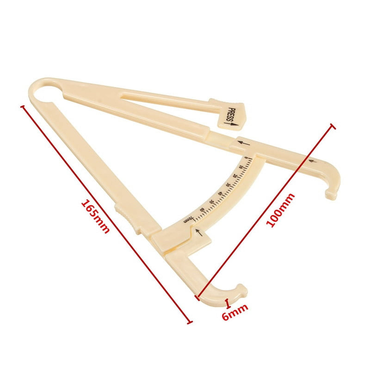 Fat Caliper Calculator Body Fat Clamp Body Fat Calculator Skin Caliper Test Test Tape Measurer Body Fat Ruler Tester