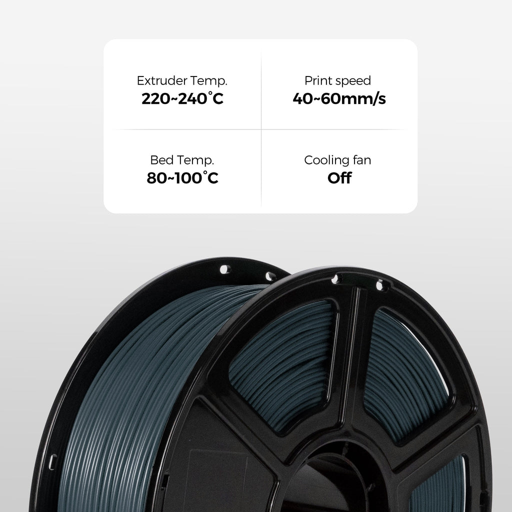 Flashforge ABS Pro Filament 1.75mm, 1KG/2.2lbs ABS Pro 3D Printer Filament, Black