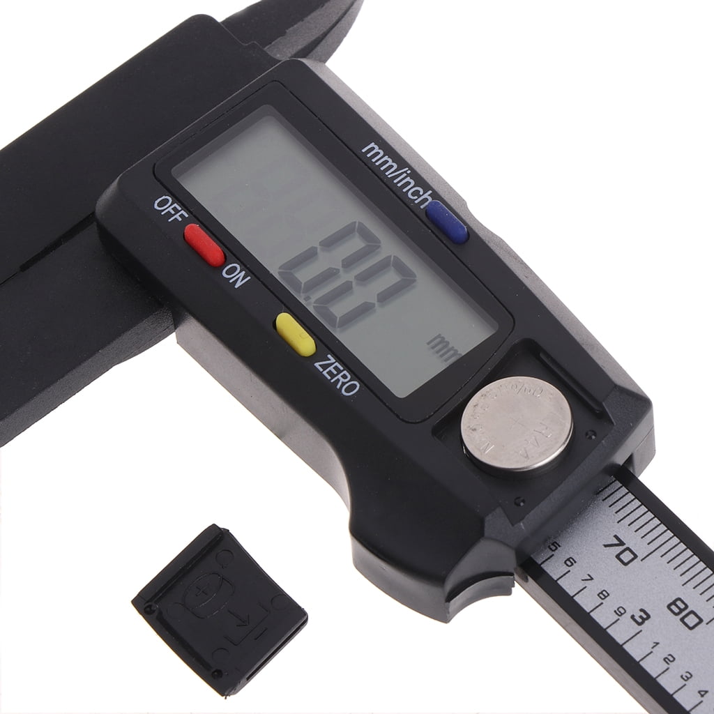 Apooke 0-8 Inch/200mm Electronic Digital Vernier Micrometer Caliper Inch/Millimeter/Fractions Large LCD Screen Measuring Tool