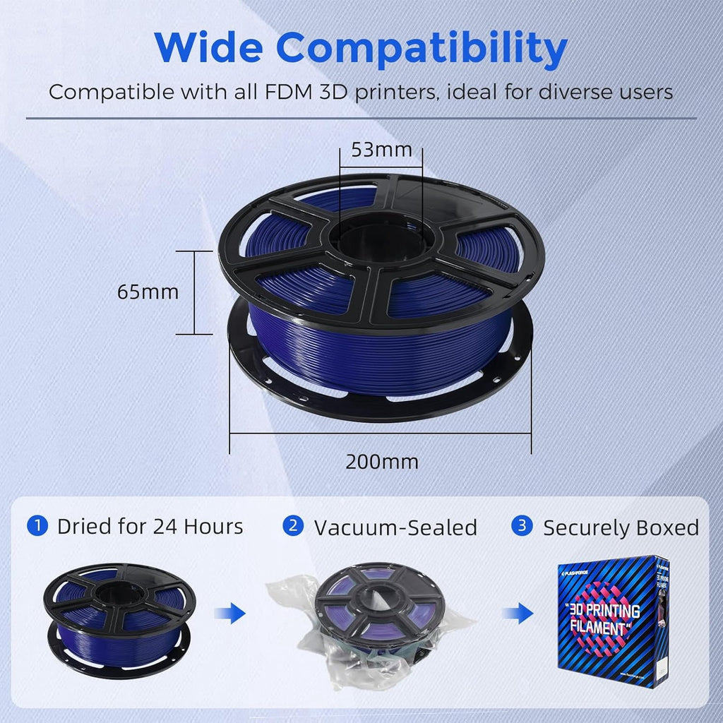 Flashforge PETG Filament 1.75mm, 1KG/2.2lbs PETG 3D Printer Filament, Burnt Titanium