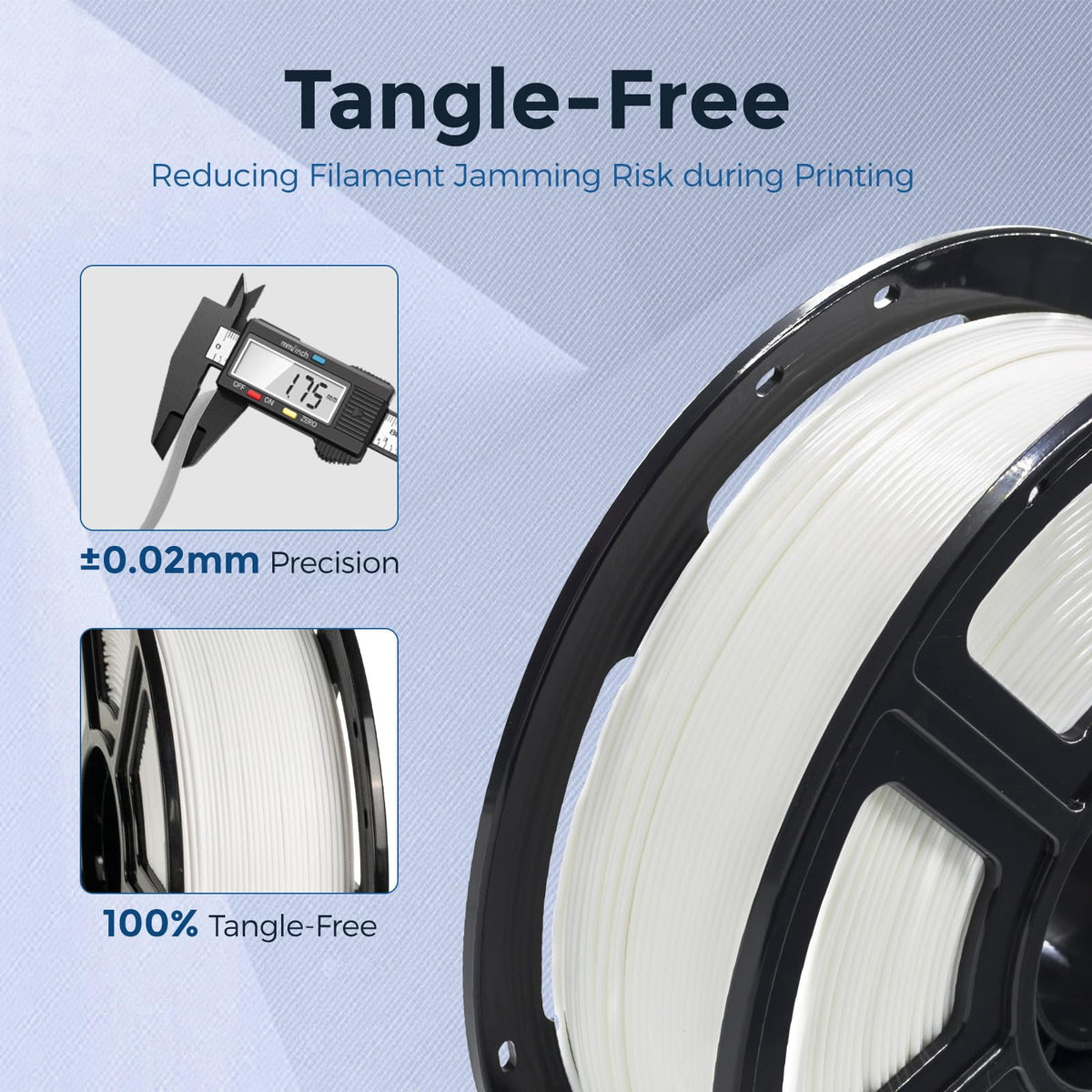 Flashforge PETG Filament 1.75mm, 1KG/2.2lbs PETG 3D Printer Filament, Burnt Titanium
