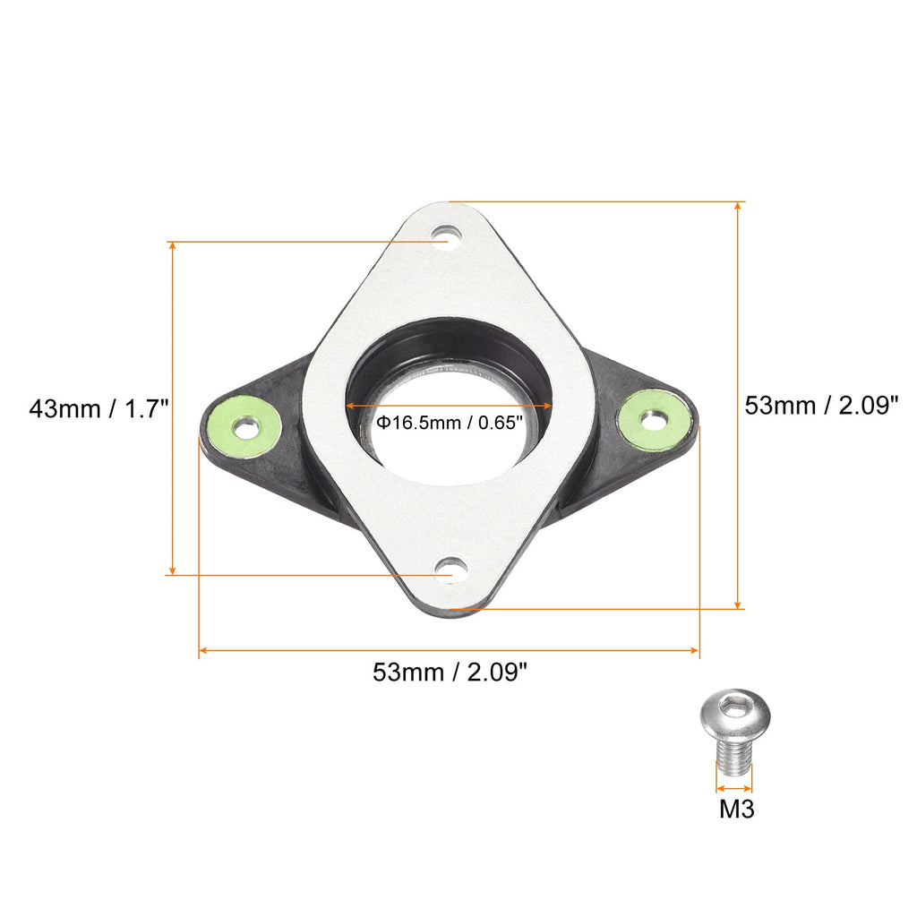 Uxcell Vibration Dampers for NEMA 17 Stepper Motor for 3D Printers with M3 Screw 4 Pack