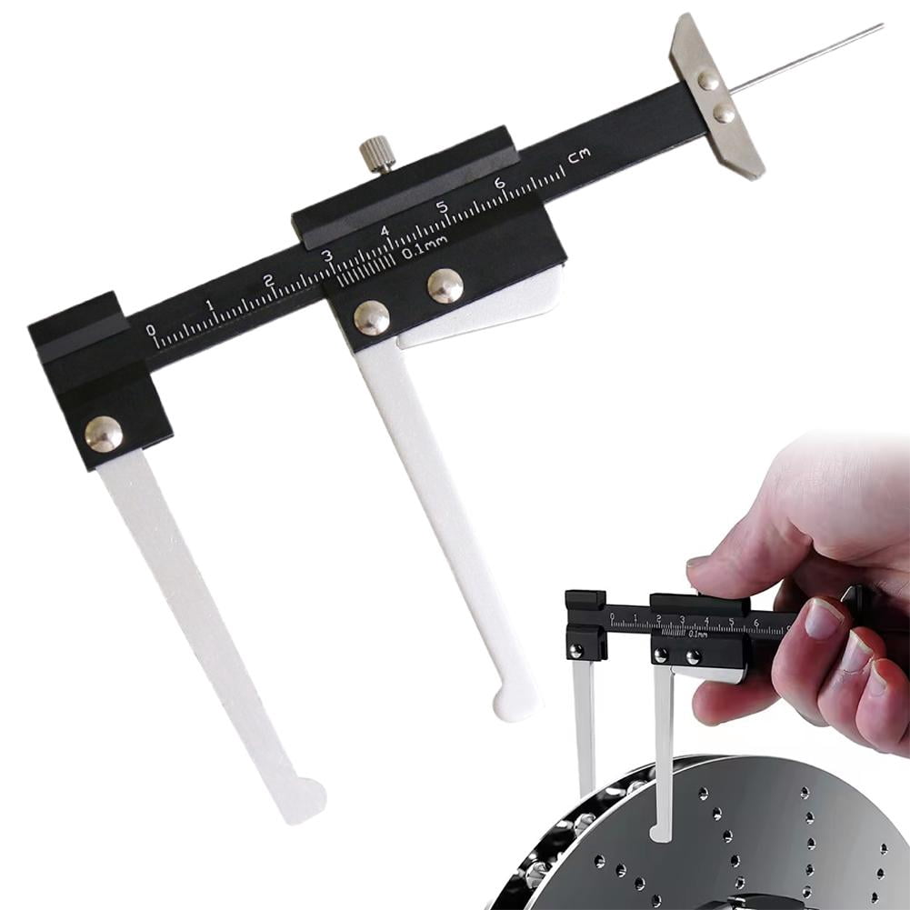 Stainless Steel Digital Brake Disc Thickness Measuring Vernier Caliper for Car Maintenance