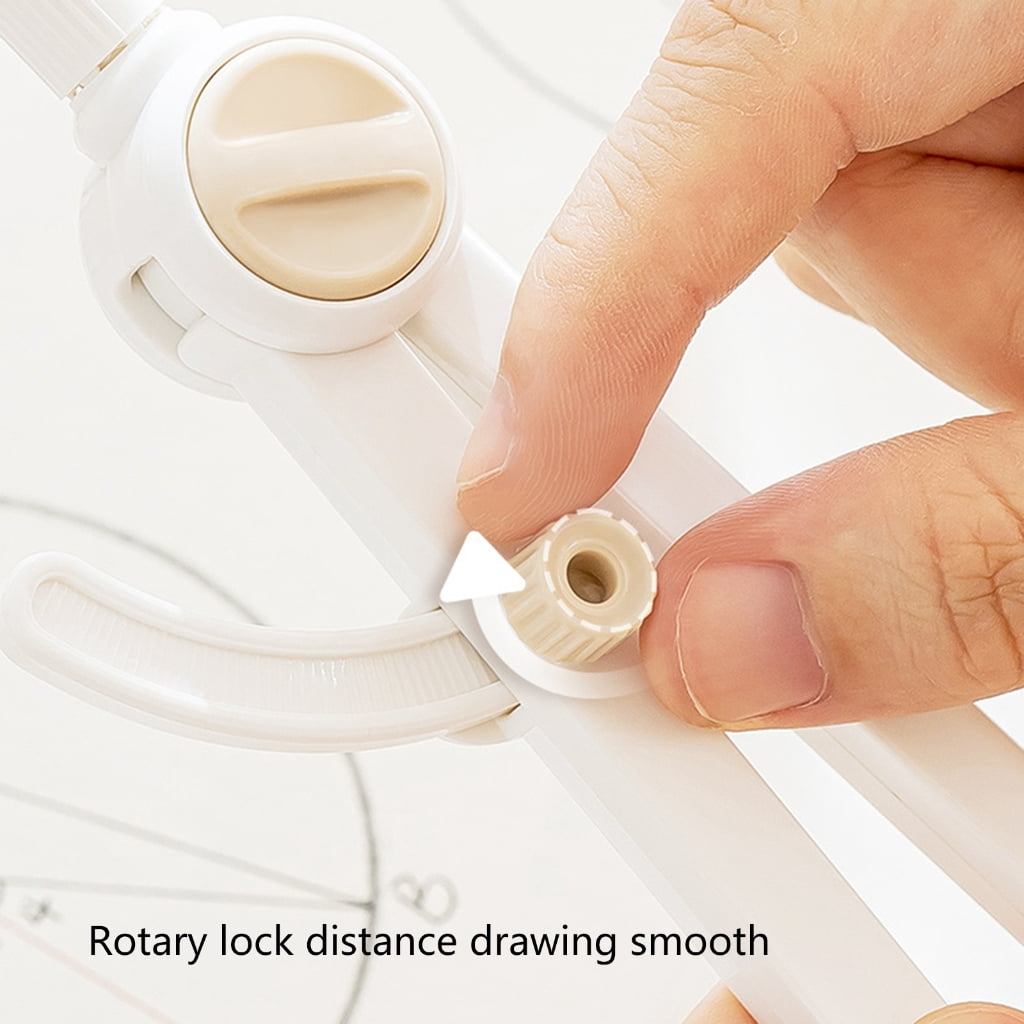 Student Drawing Circle Tool with Lockable Wing Divider for for Drawing Circle, Adjustable Caliper Drawing Circle Tool