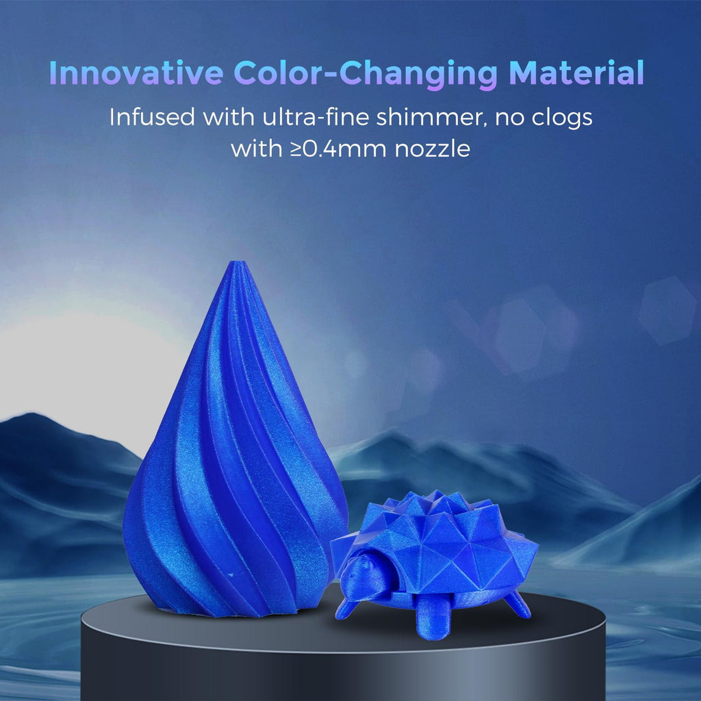 Flashforge PLA Filament 1.75mm, 1KG/2.2lbs PLA 3D Printer Filament, Burnt Titanium