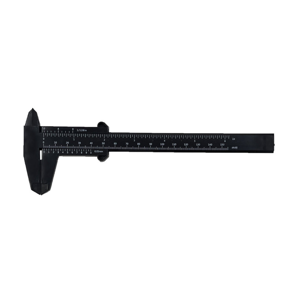 6-Inch Lightweight Plastics Caliper duals Scale Measuring Tool for Accurate MM & Inch Readings