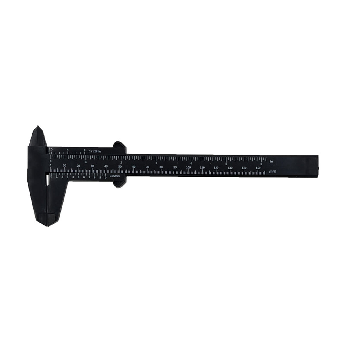 6-Inch Lightweight Plastics Caliper duals Scale Measuring Tool for Accurate MM & Inch Readings