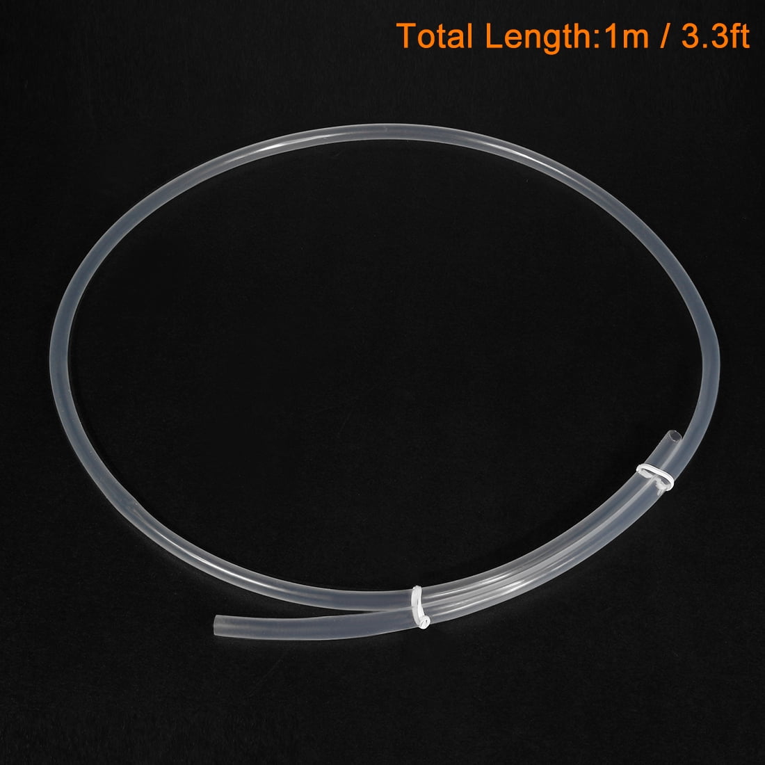 Uxcell 6mm ID 7mm OD Tube 1 Meter 3.3ft Lengh Pipe For 3D Printer RepRap