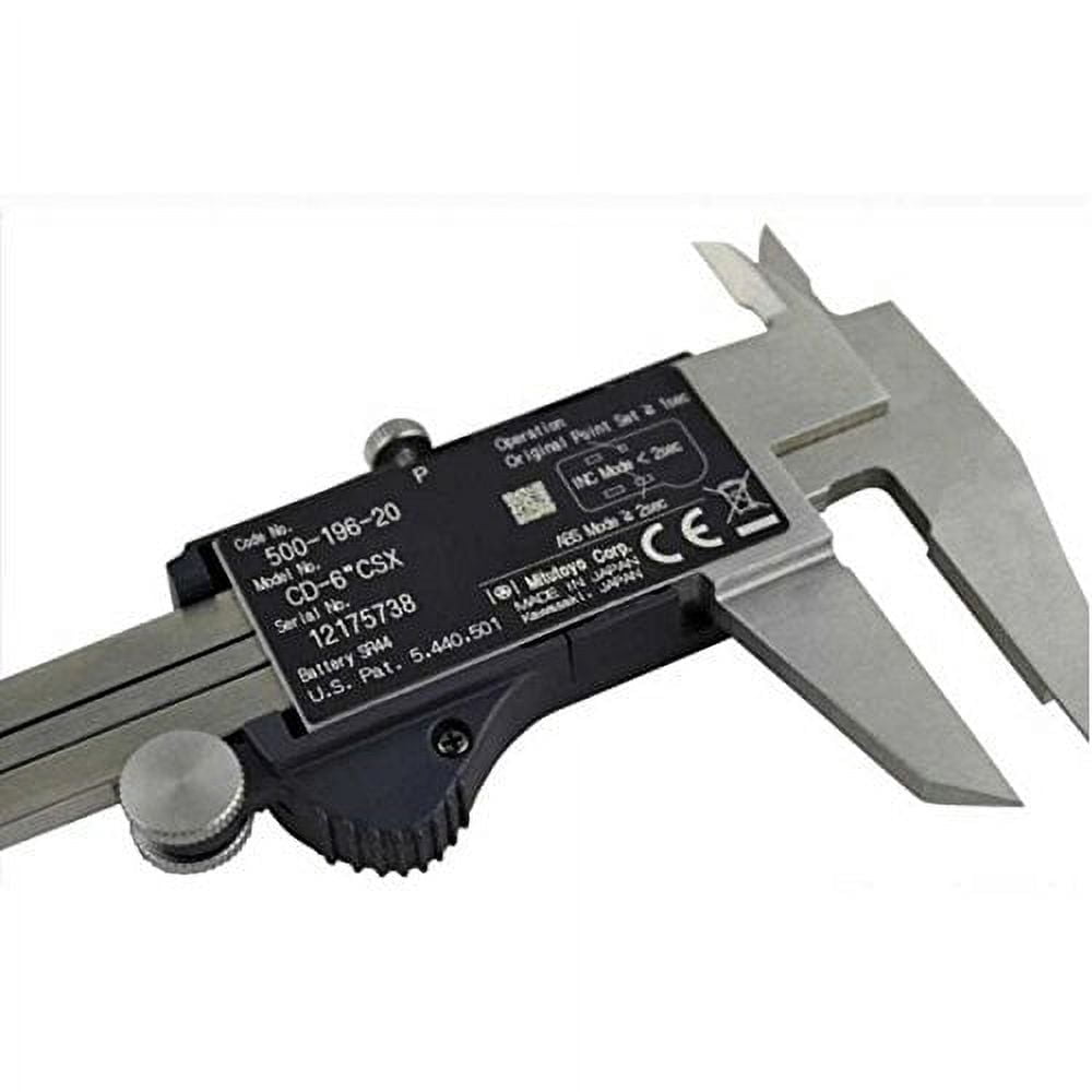Mitutoyo 500-197-30 Series Style Digital Caliper Advanced Onsite Sensor AOS Electronic Micrometer Ruler ,500 Series, 0 to 12"/0 to 300mm Measuring Range, 0.0005"/0.01mm Resolution, LCD