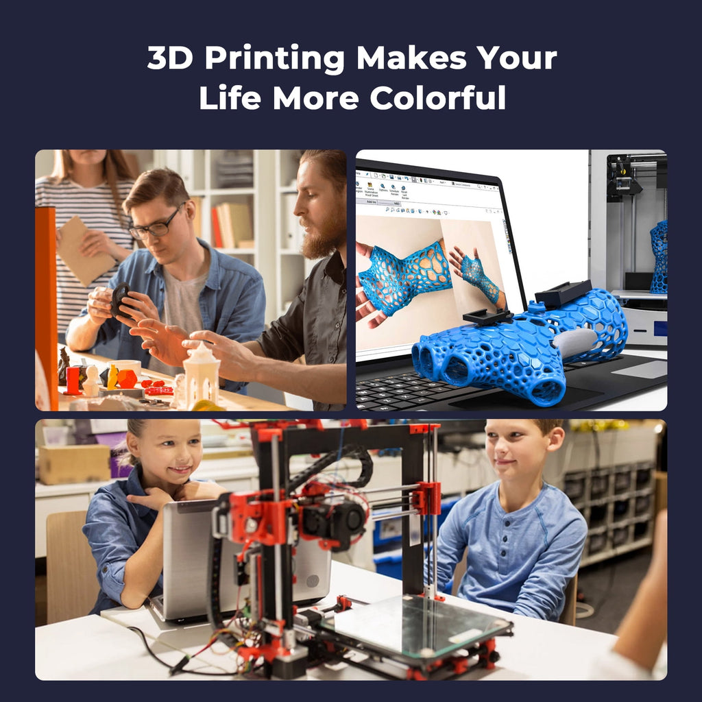 Creality Hyper PLA Filament 3D Printer Filament 600mm/s Higher Toughness High-Speed Printing Dimensional Accuracy +/- 0.03mm 1kg(2.2lbs) Compatible with Most 3D Printers, Red