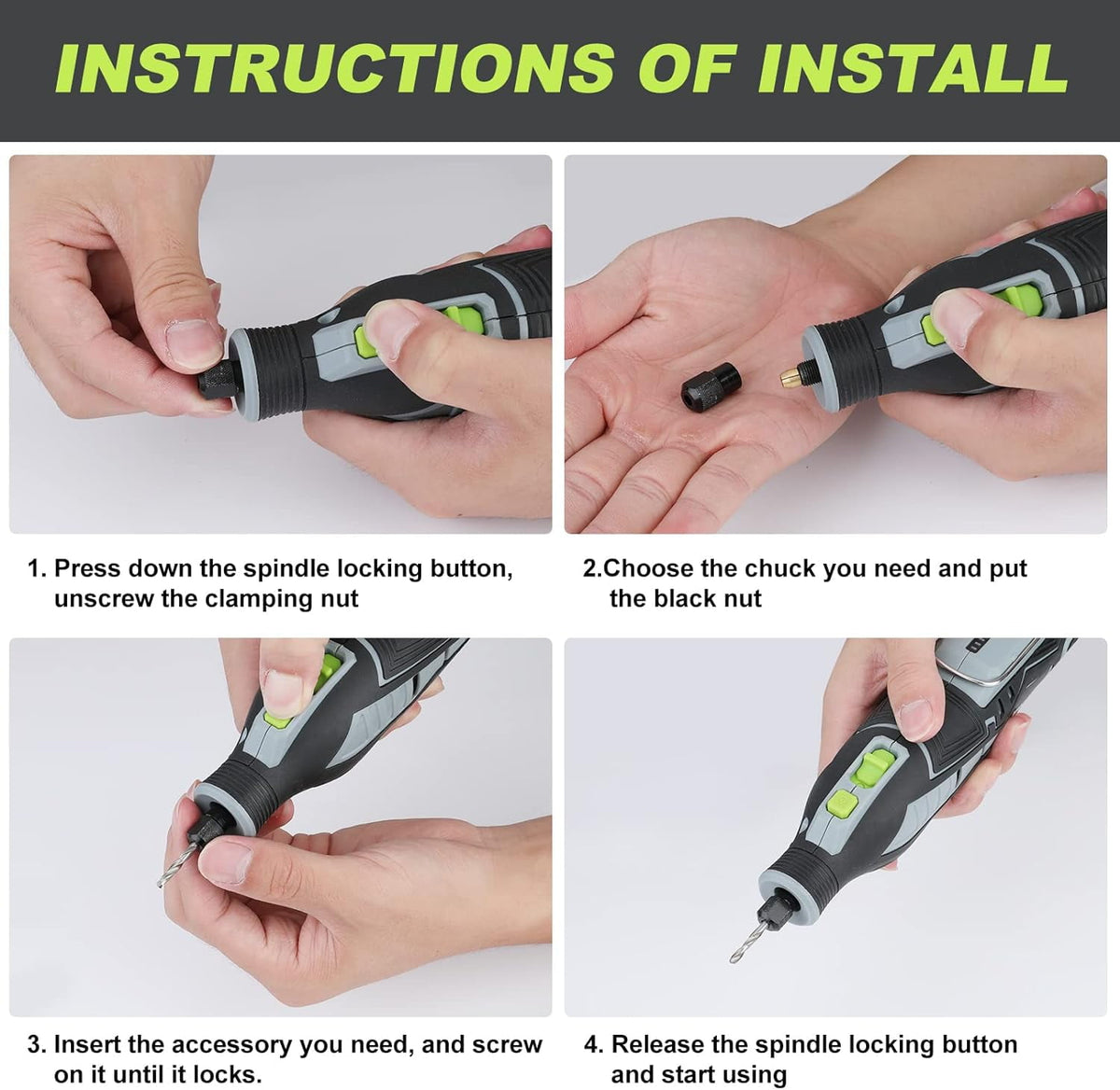 WORKPRO 12V Cordless Rotary Tool Kit, 5 Variable Speeds, Powerful Engraver, Sander, Polisher, 114 Easy Change Accessories, Craft Tool for Handmade and DIY