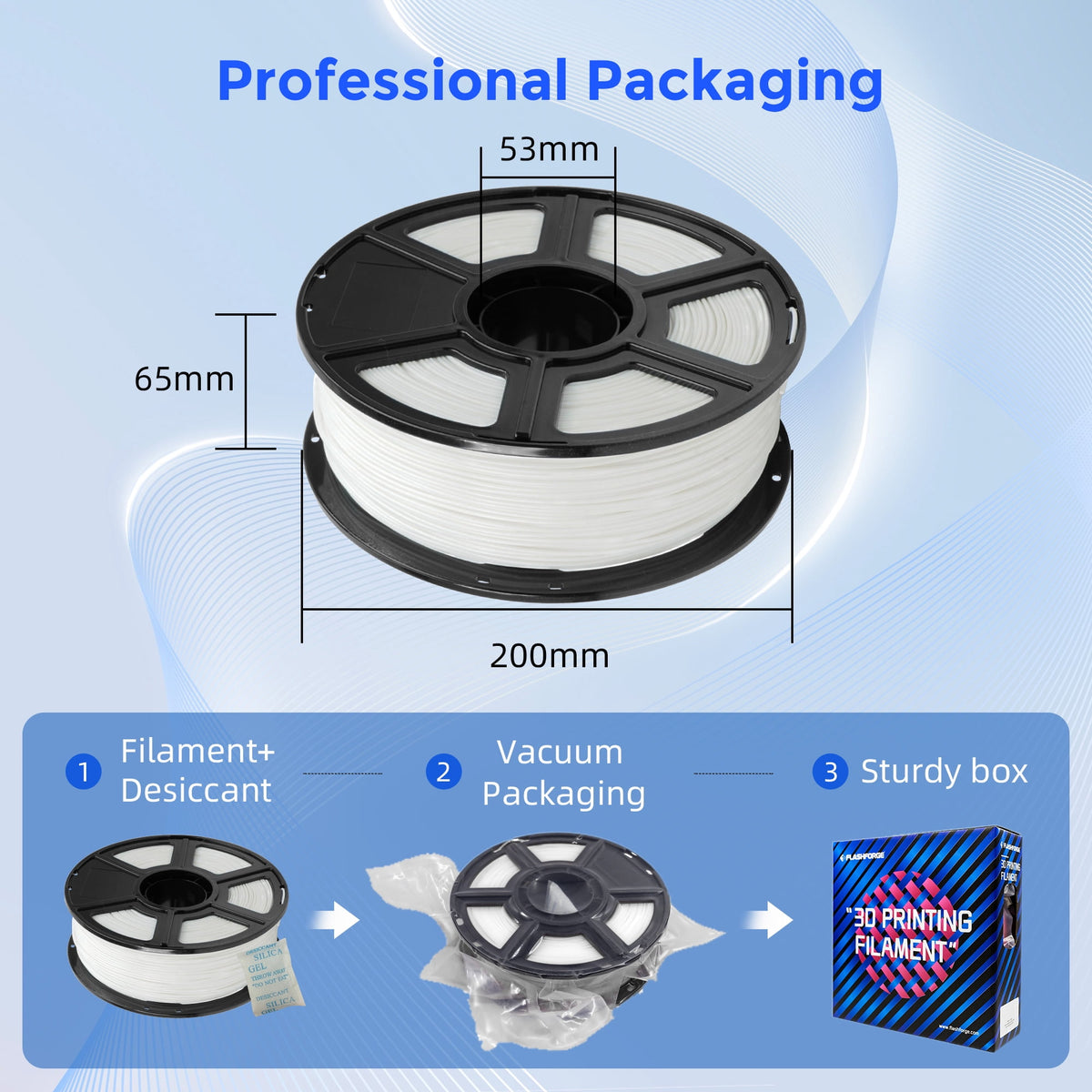 Flashforge ASA Filament 1.75mm, 1KG/2.2lbs ASA 3D Printer Filament, Burnt Titanium