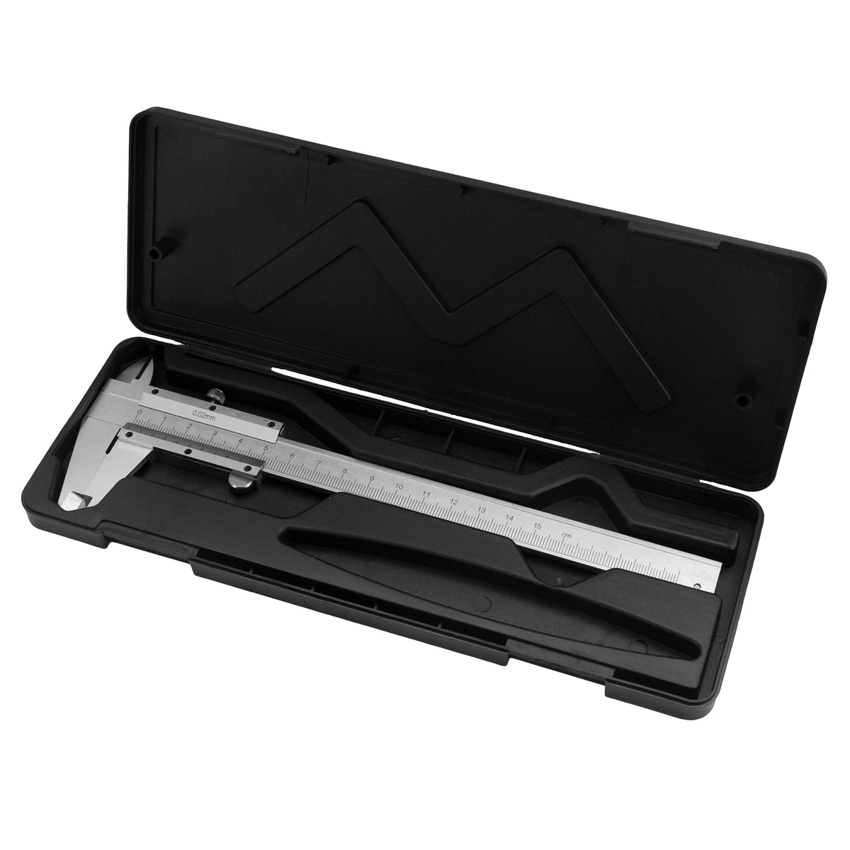 HFS(R) 0-150mm Vernier Caliper Metric Measuring Tool, Carbon Steel Manual Non Digital Caliper, +/-0.02mm Accuracy