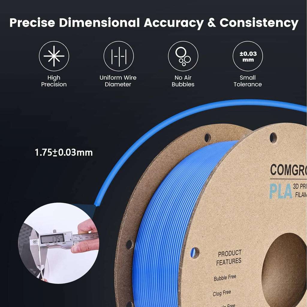 Creality Toughness PLA Filament 1.75mm Grey 1KG 3D Printer Filament