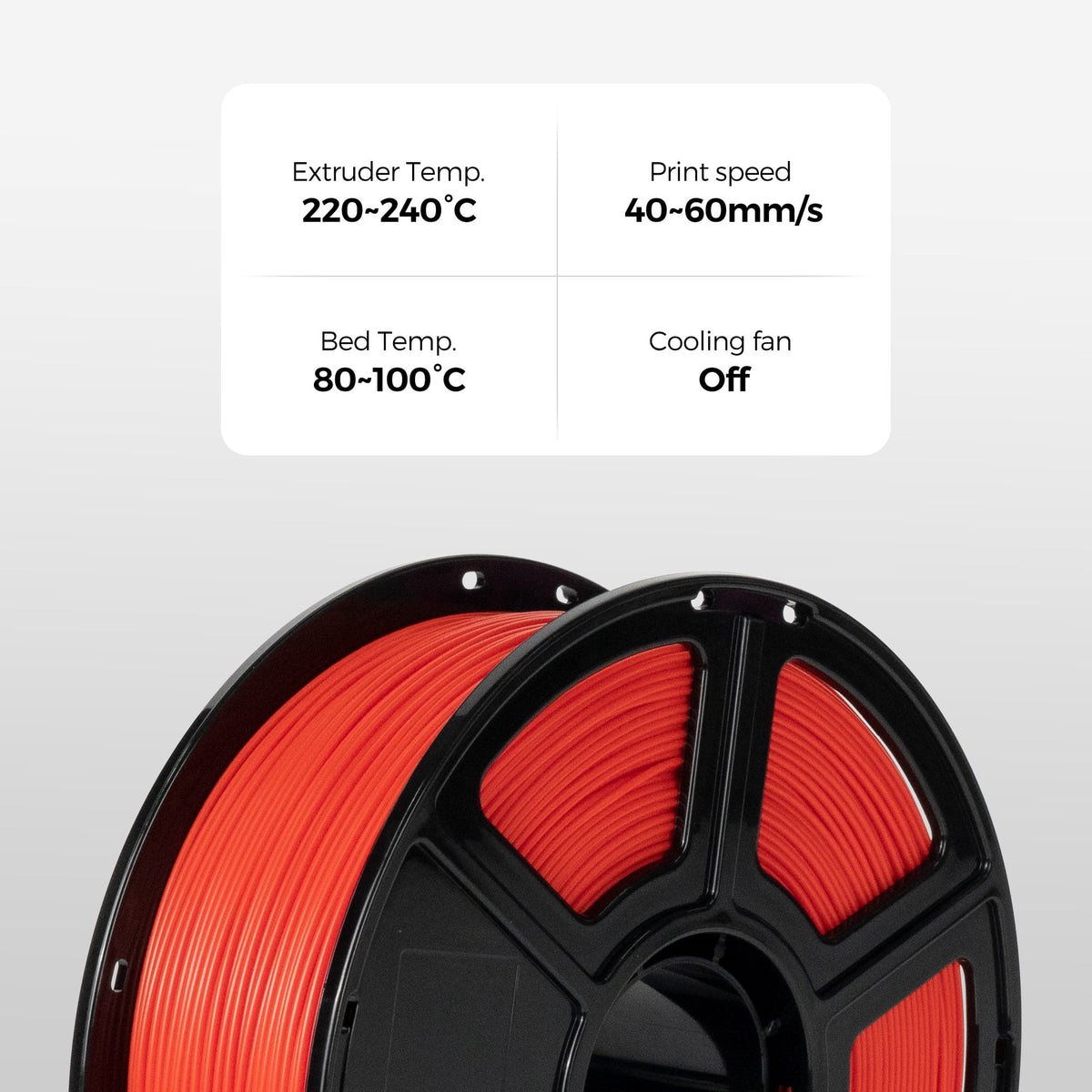 Flashforge ABS Pro Filament 1.75mm, 1KG/2.2lbs ABS Pro 3D Printer Filament, Green
