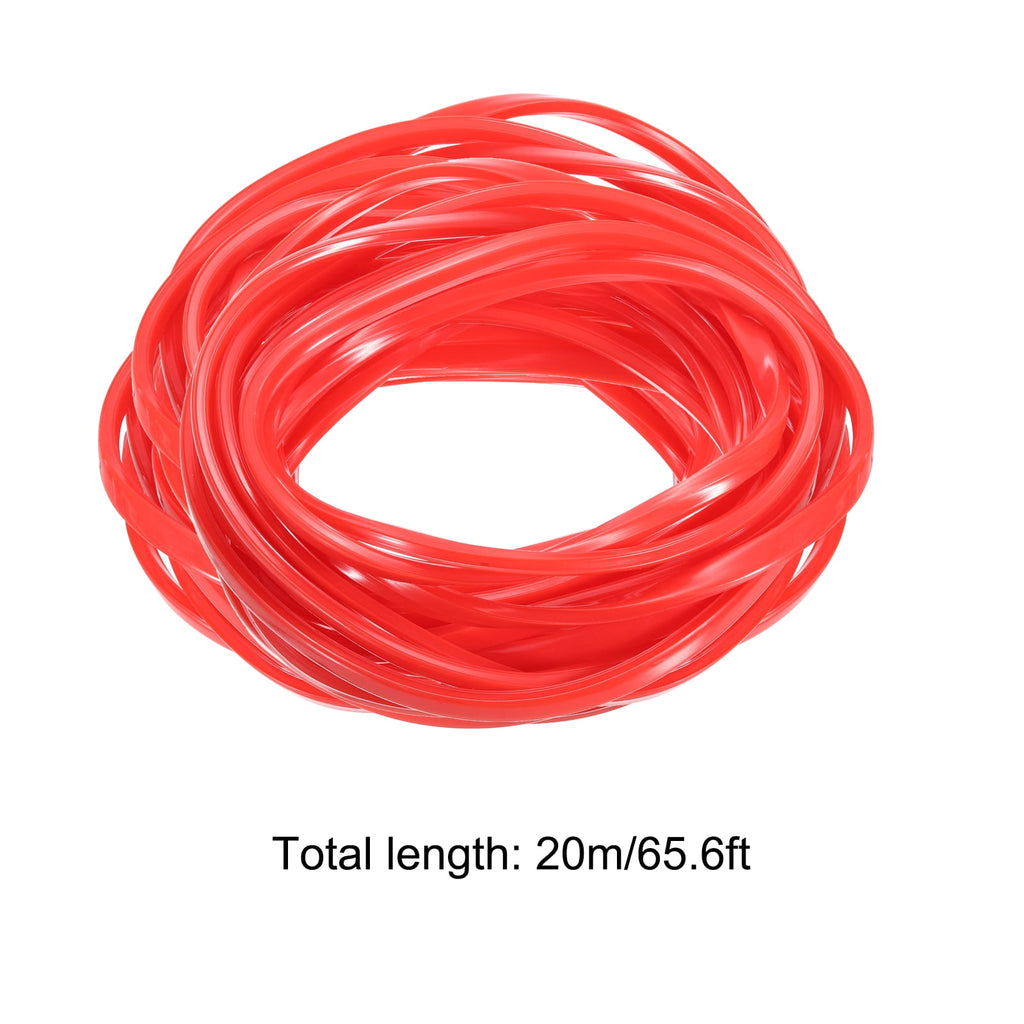 Uxcell Aluminum Profile Slot Cover Flat Seal Red 8M Length 0.31" Width 3030 4040 Series