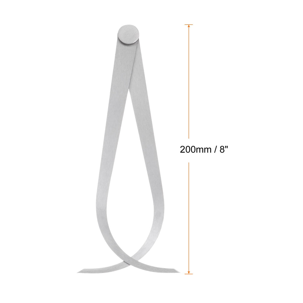 Uxcell Firm Joint Outside Caliper 150mm 6 Inch Tool Steel Measurement Tool