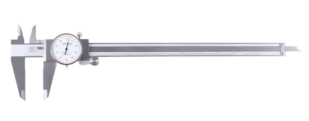 Accusize 0-12 inch by 0.001 inch Precision Dial Caliper, Stainless Steel, in Fitted Box, P920-S212