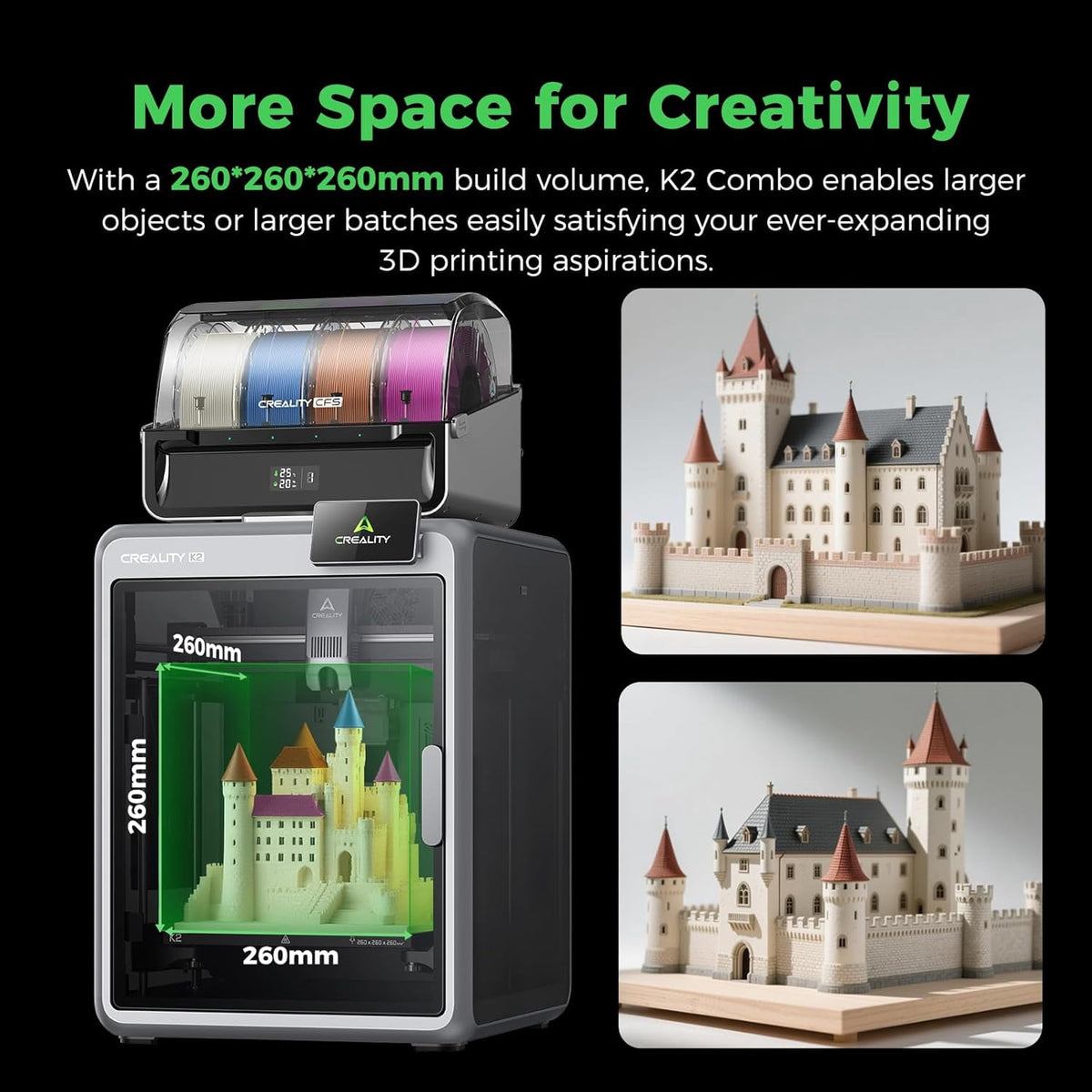 Creality K2 Combo Enclosed Printer