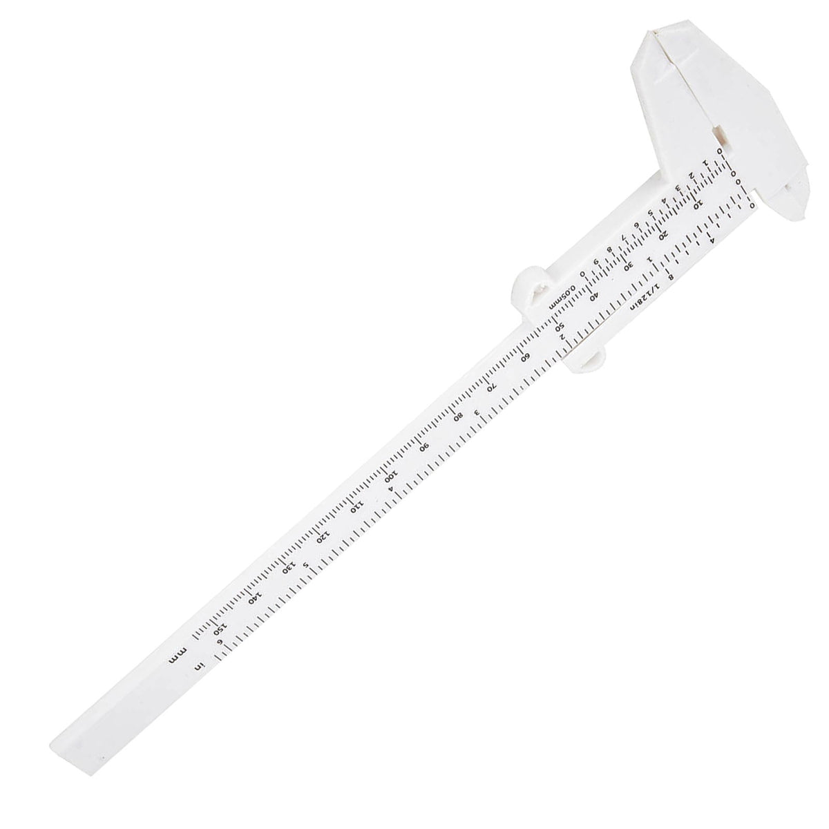 0-150Mm Vernier Calipers Double Rule Scale Plastic Depth Height Measure Tool Blue