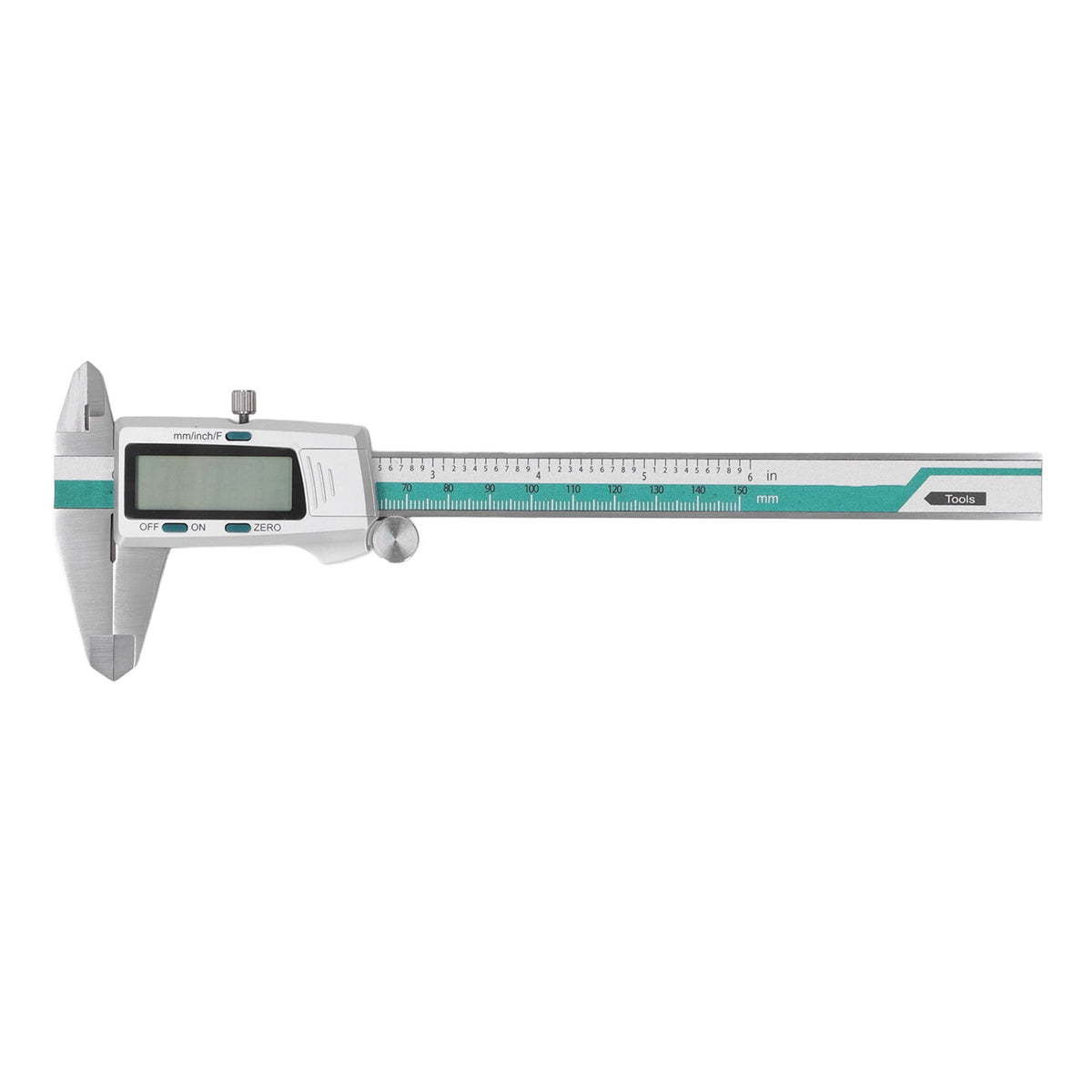 M Buder Digital Caliper 0-150mm / 0-6in High Precise LCD Display Stainless Steel Electronic Vernier Measuring Tool