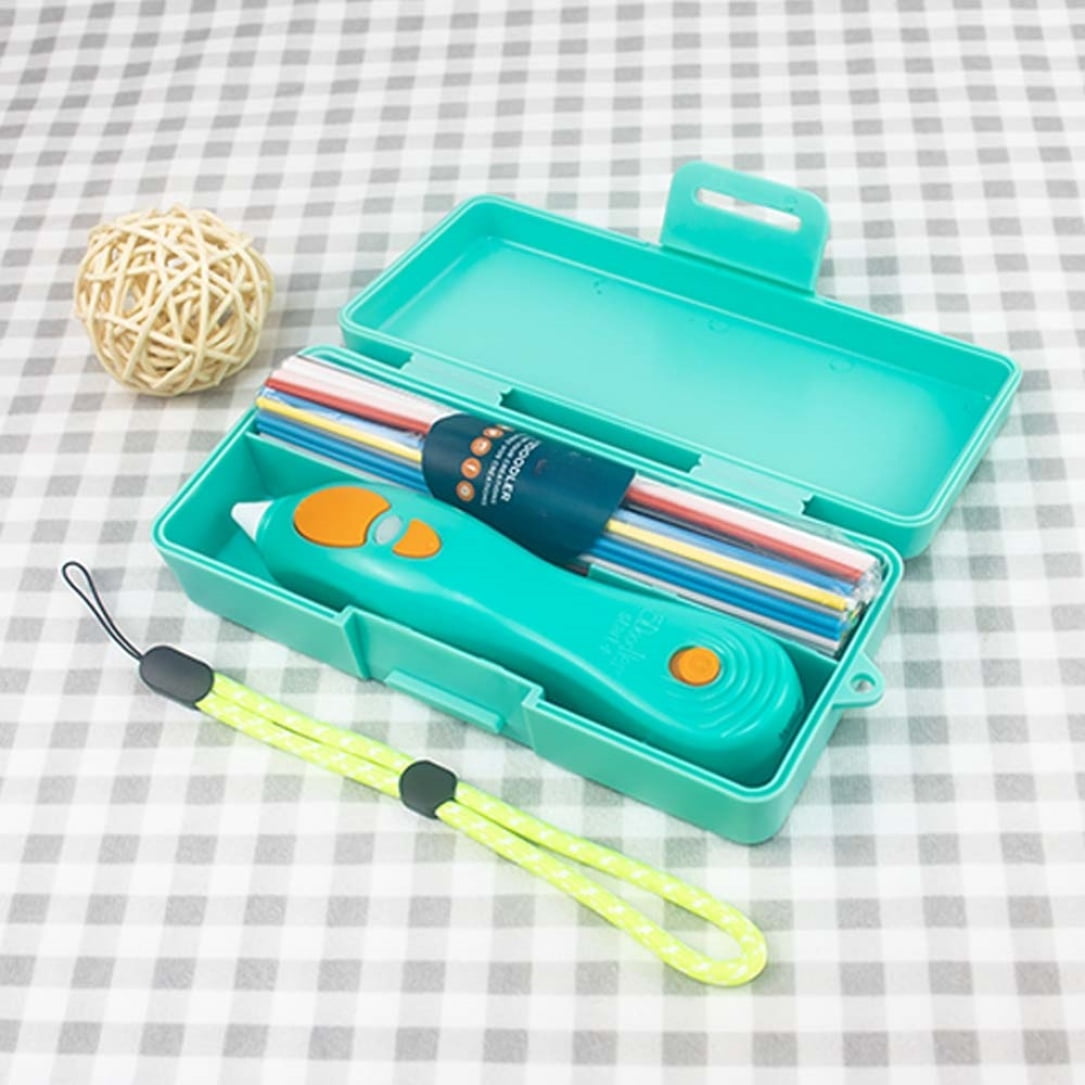 3D Printer Storage Box for 3Doodler Start+Essentials 3D Printing Pen Organizer Case with Wrist Strap