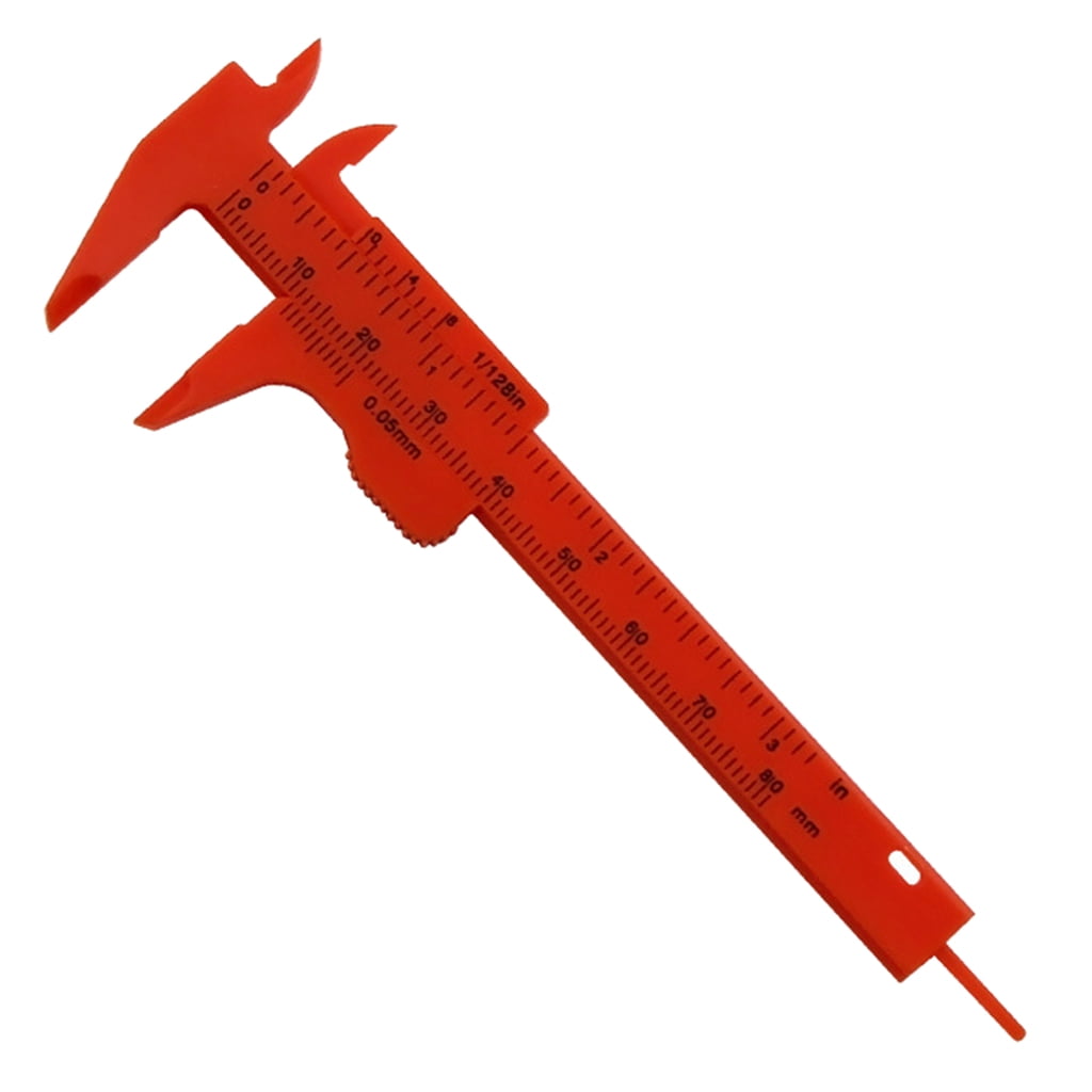 Plastic Calipers 4pcs 3inch Verniers Calipers Small Sliding Calipers Calipers Double Scale Sliding Gauges Measuring Tool
