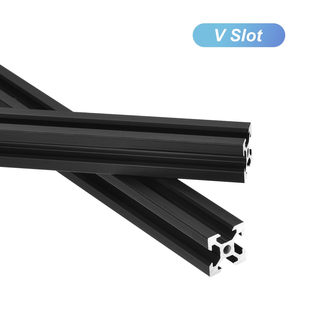 Uxcell 10Pcs Slot 2020 Aluminum Extrusion European Standard 1220mm 48 Inch Length Anodized Rail for CNC DIY 3D Printer and Industrial Bracket