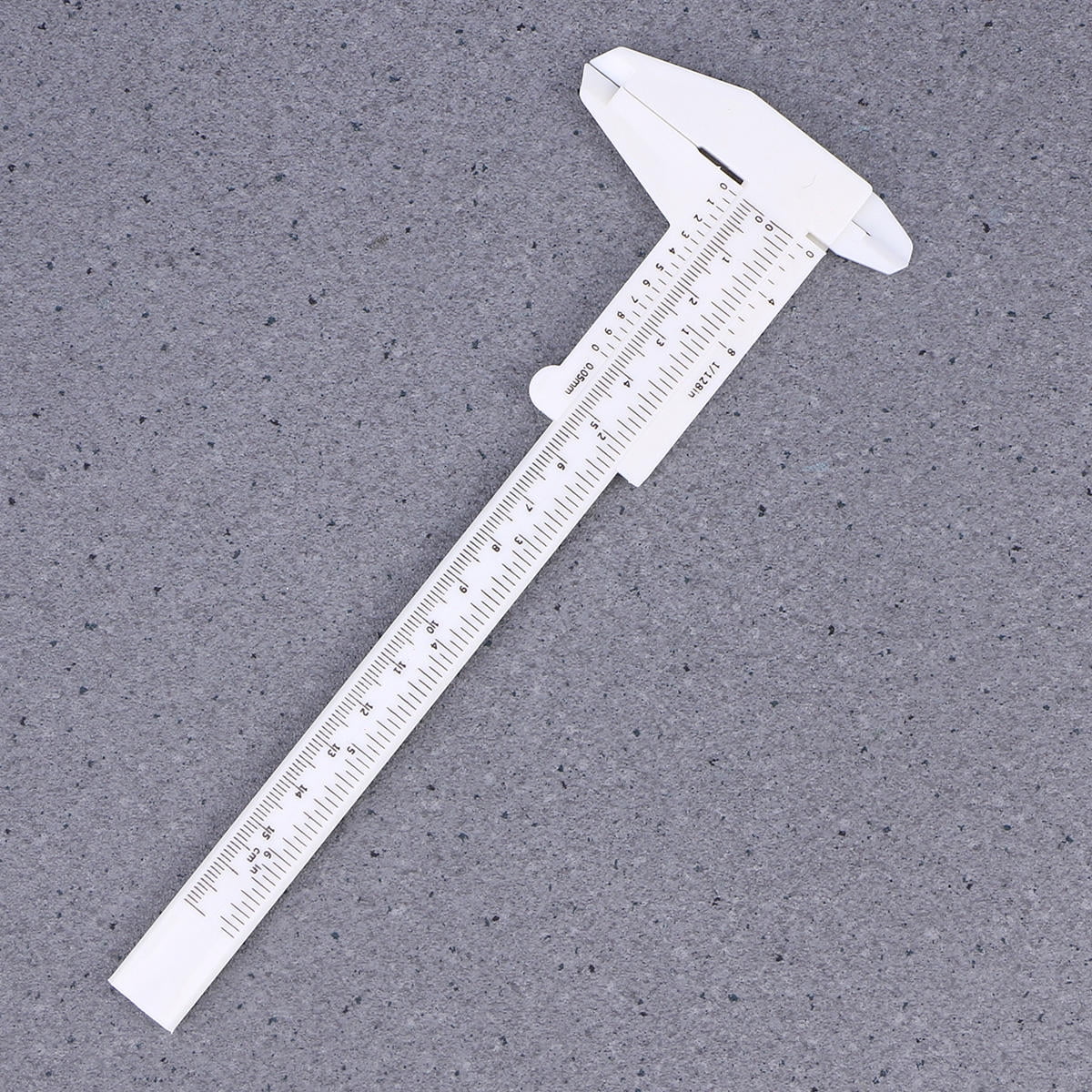 GETAJGHSD White Plastic Caliper with Dual Internal and External Measurement for Precise Industrial and Use