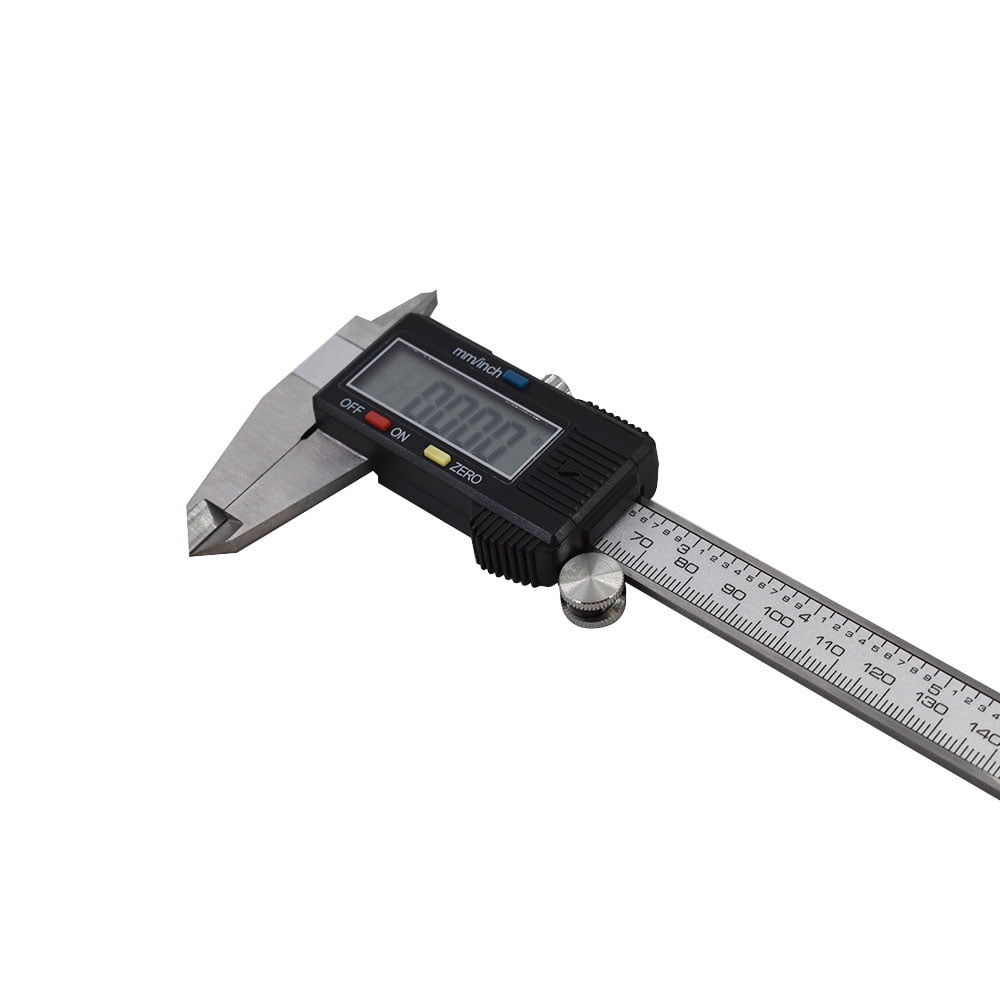 findmall Electronic Digital Caliper Stainless Steel Body with Large LCD Screen 0-6 Inches Inch/Millimeter Conversion