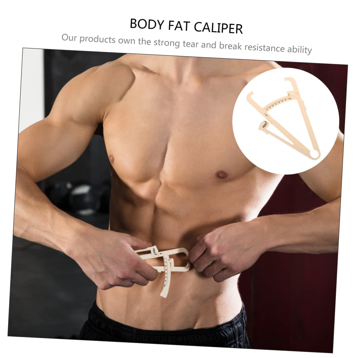 Fat Caliper Calculator Body Fat Clamp Body Fat Calculator Skin Caliper Test Test Tape Measurer Body Fat Ruler Tester