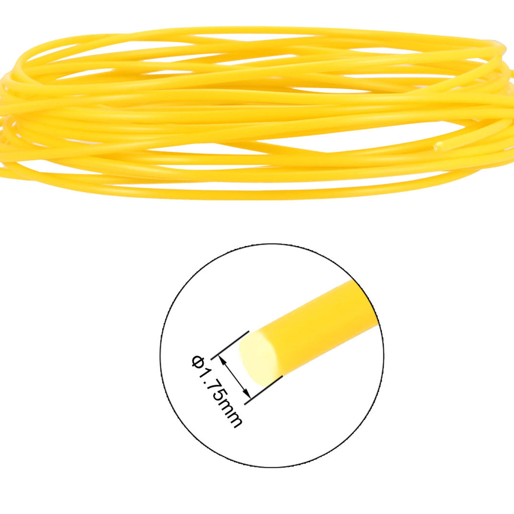 3D Pen Filament Refills,16Ft 1.75mm ABS Filament Refills,Dimensional Accuracy +/- 0.02mm,for 3D Printer,Yellow
