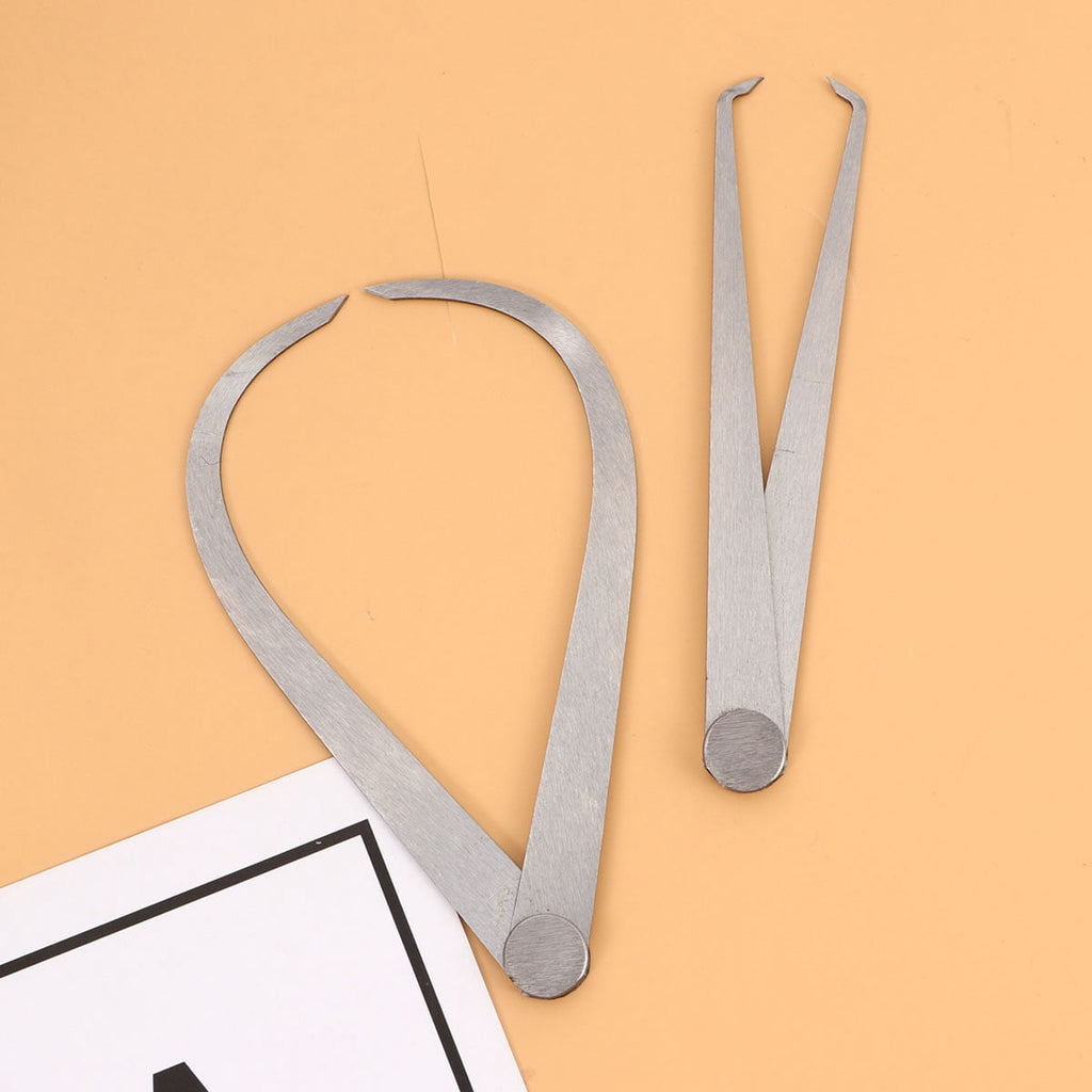WRISTBIQUE High Hardness Steel Measuring Caliper for Accurate Distance 2Pcs
