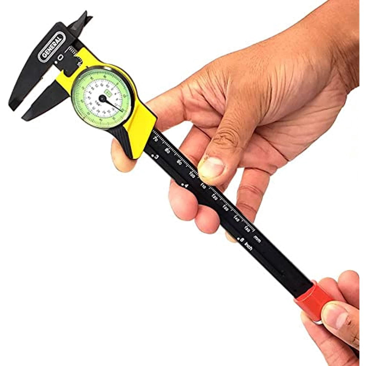 general tools 142 6" english & metric plastic dial caliper