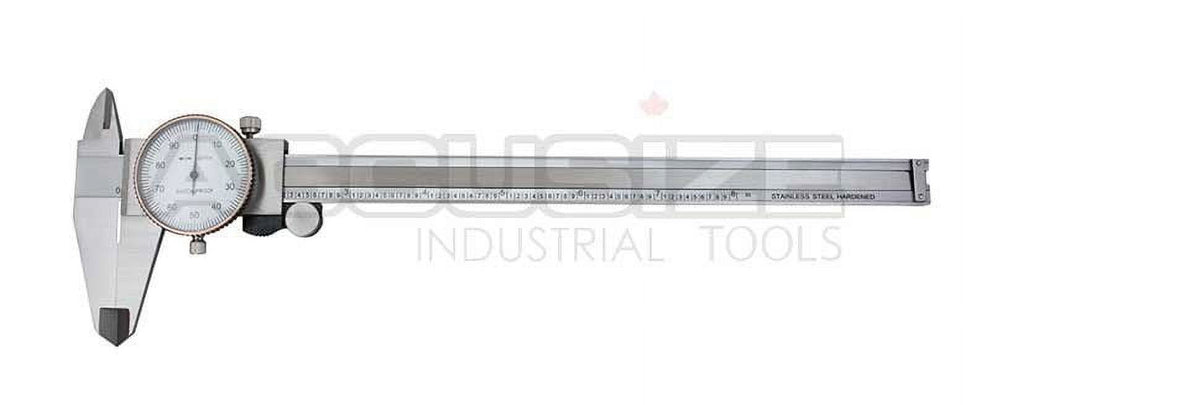 Accusize 0-12 inch by 0.001 inch Precision Dial Caliper, Stainless Steel, in Fitted Box, P920-S212