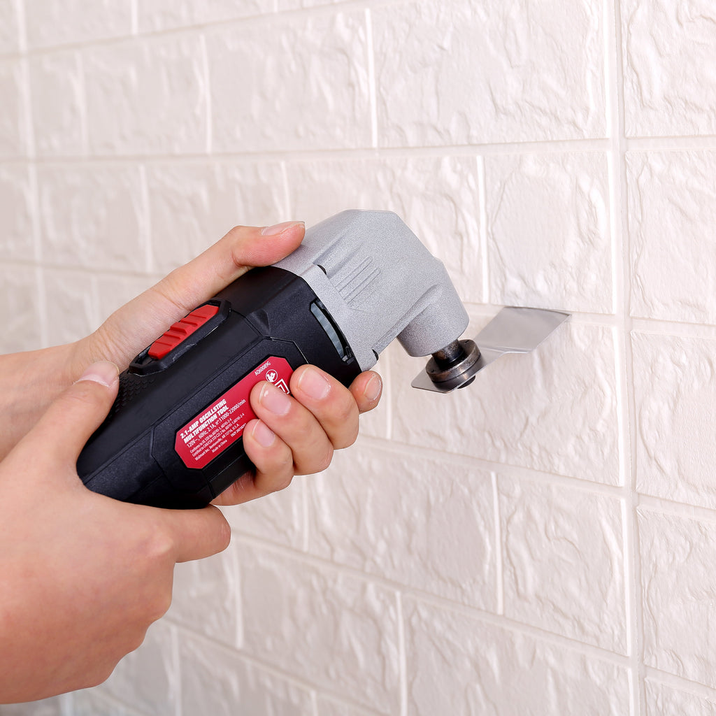 Hyper Tough 2.1 Amp Corded Oscillating Multi-Function Tool with Variable Speed and Accessories