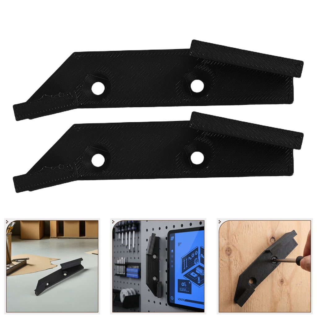 TABLZONE 4-Pack Black Caliper Hanger Hooks Wall Mounted Rack for Secure Storage of Digital and Calipers