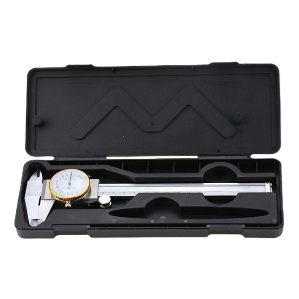 Stainless Steel High Precision Dial Caliper 0-150mm Four-Purpose Measuring Ruler Woodworking Machinery Precision Measuring Tool