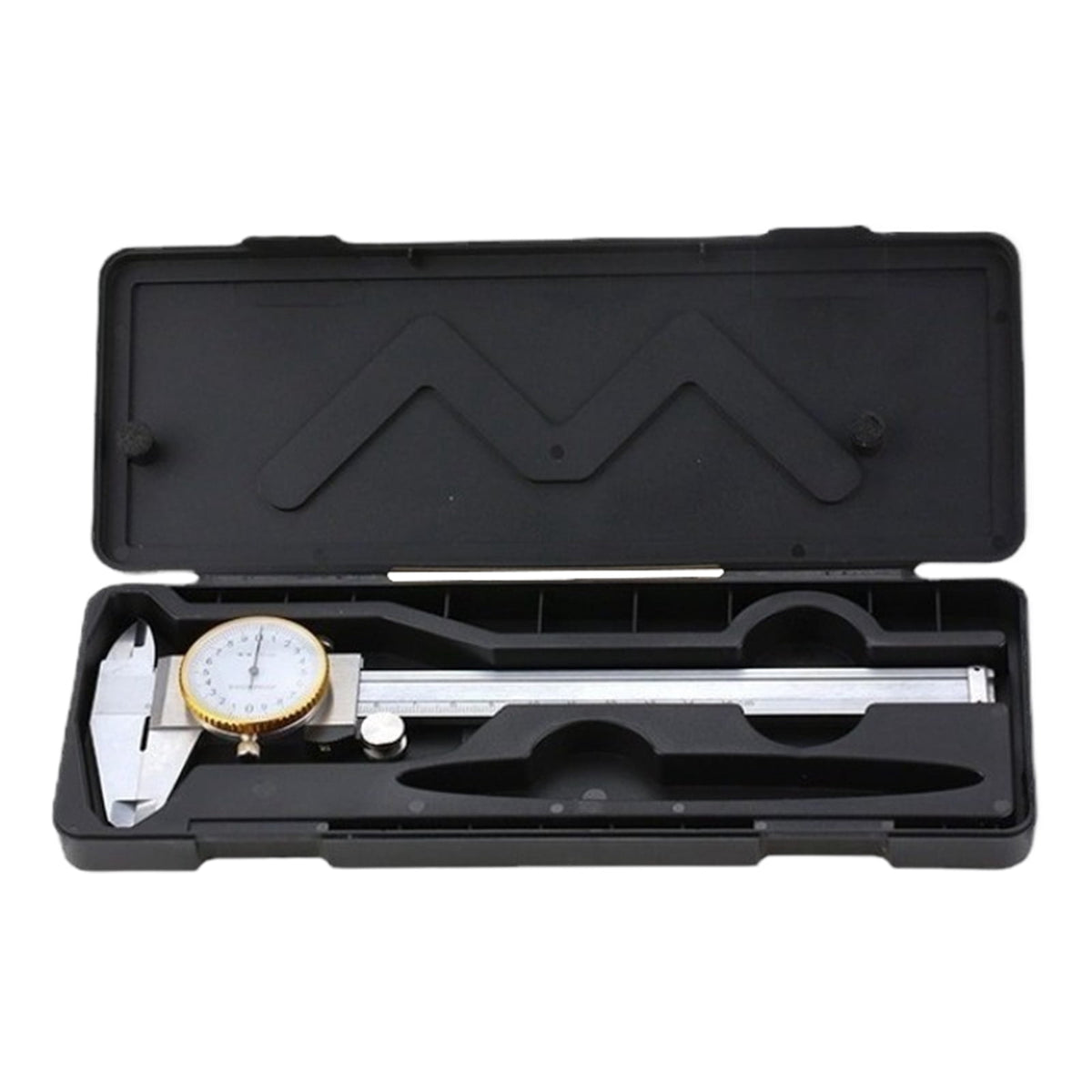 Stainless Steel High Precision Dial Caliper 0-150mm Four-Purpose Measuring Ruler Woodworking Machinery Precision Measuring Tool