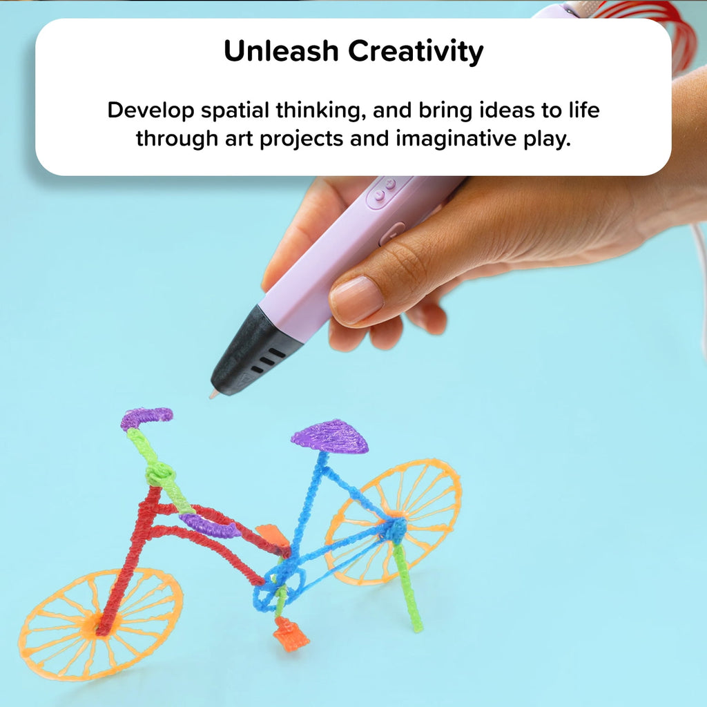 myFirst 3D Pen Artist (Blue) 3D Pen Starter Kit with 6 Colours Filaments, Design Template, Arts & Craft for 12 Years Old & Above